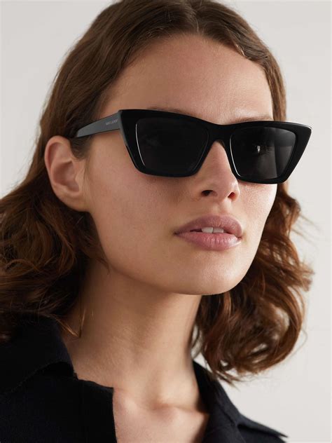 ysl mica cat eye sunglasses|saint laurent betty sunglasses.